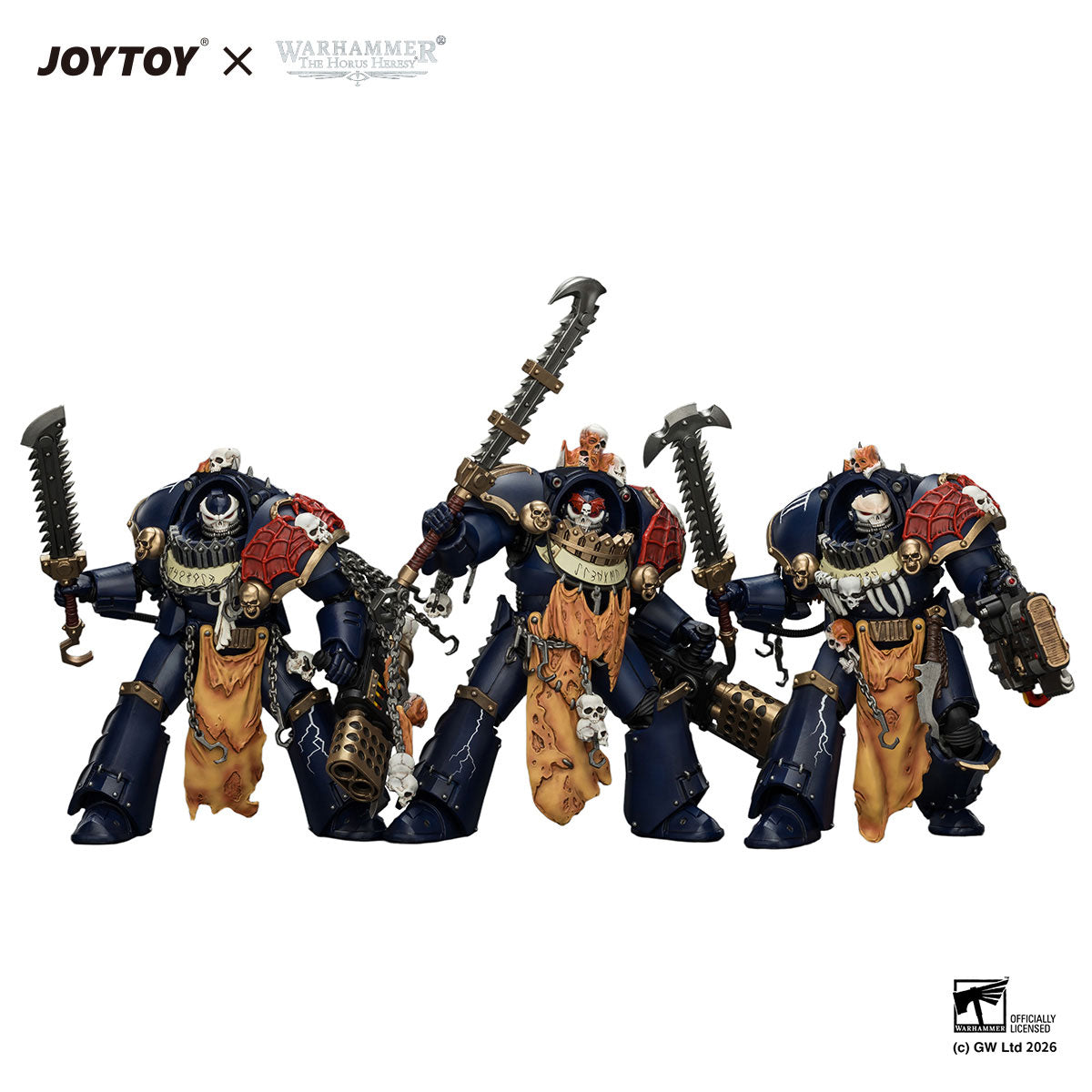JOYTOY Horus Heresy Night Lords Contekar Terminator Trio Pack figure