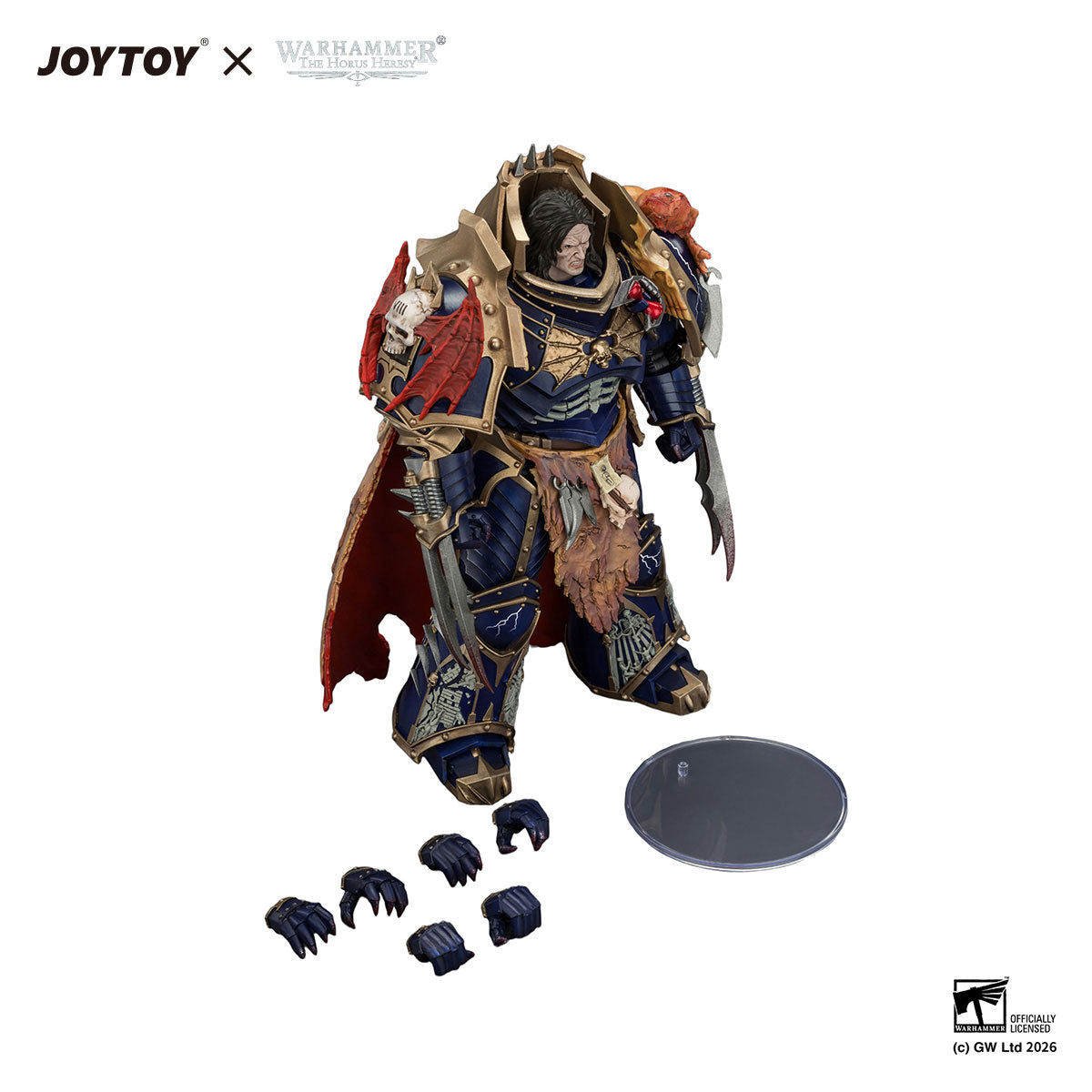 JOYTOY Horus Heresy Night Lords Konrad Curze Primarch of the Night Lords Legion figure