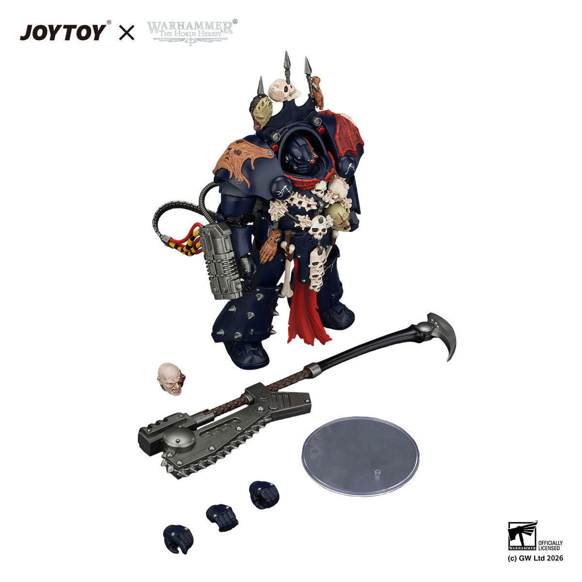 JOYTOY Horus Heresy Night Lords Legion Praetor in Tartaros Terminator Armour figure