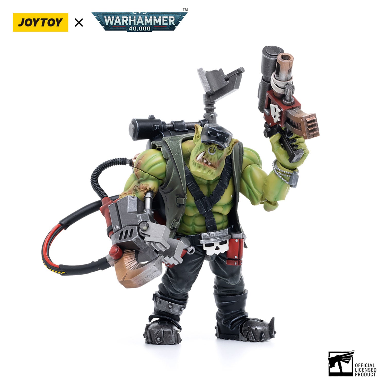 JOYTOY Warhammer 40K Ork Kommandos Nob Nazbog figure