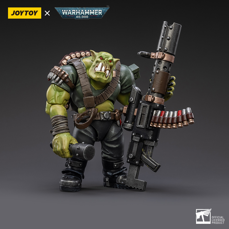 JOYTOY Warhammer 40K Ork Kommandos Snipa Boy Balrukk figure