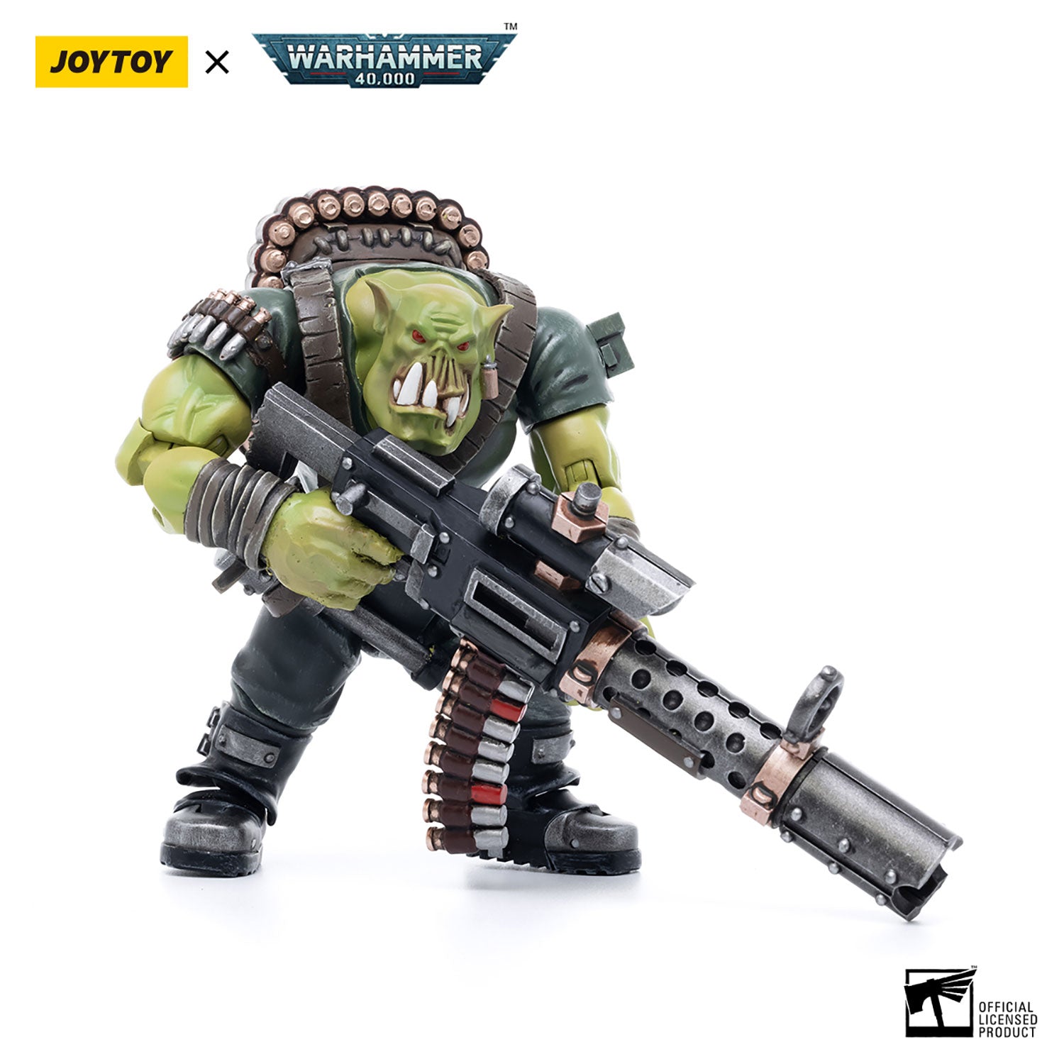 JOYTOY Warhammer 40K Ork Kommandos Snipa Boy Balrukk figure