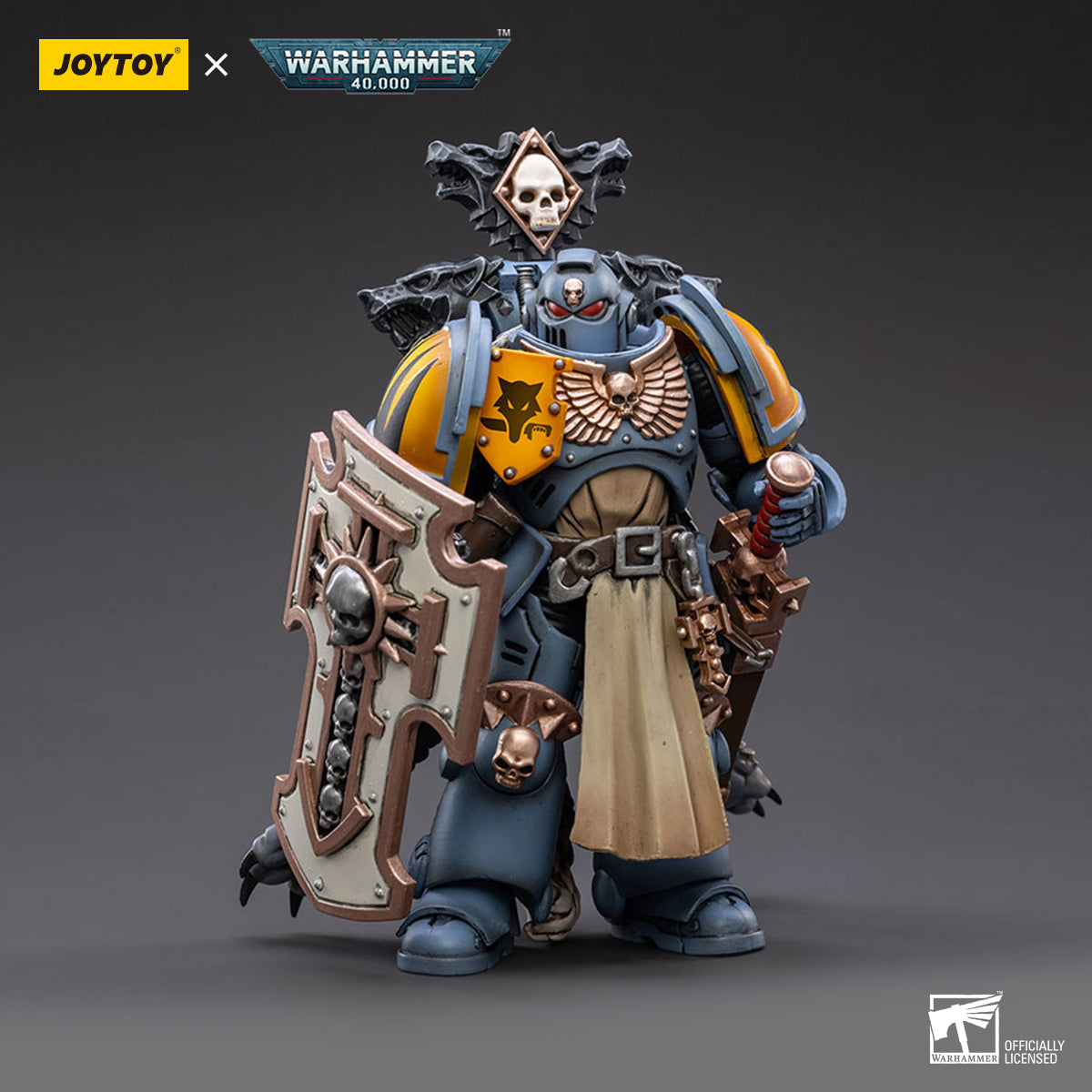 JOYTOY Warhammer 40K Pmaris Space Marines Space Wolve Bladeguard Veteran figure