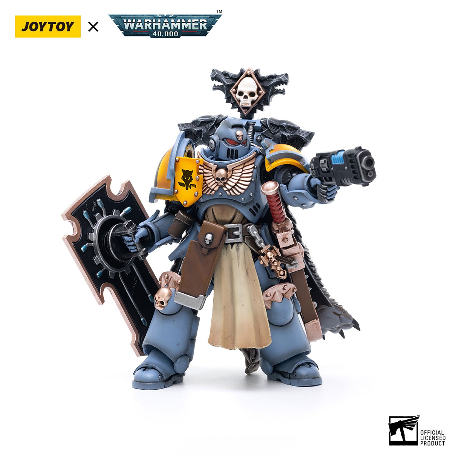 JOYTOY Warhammer 40K Pmaris Space Marines Space Wolve Bladeguard Veteran figure