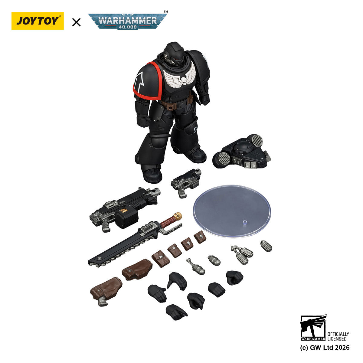 JOYTOY Warhammer 40K Raven Guard Intercessor figure
