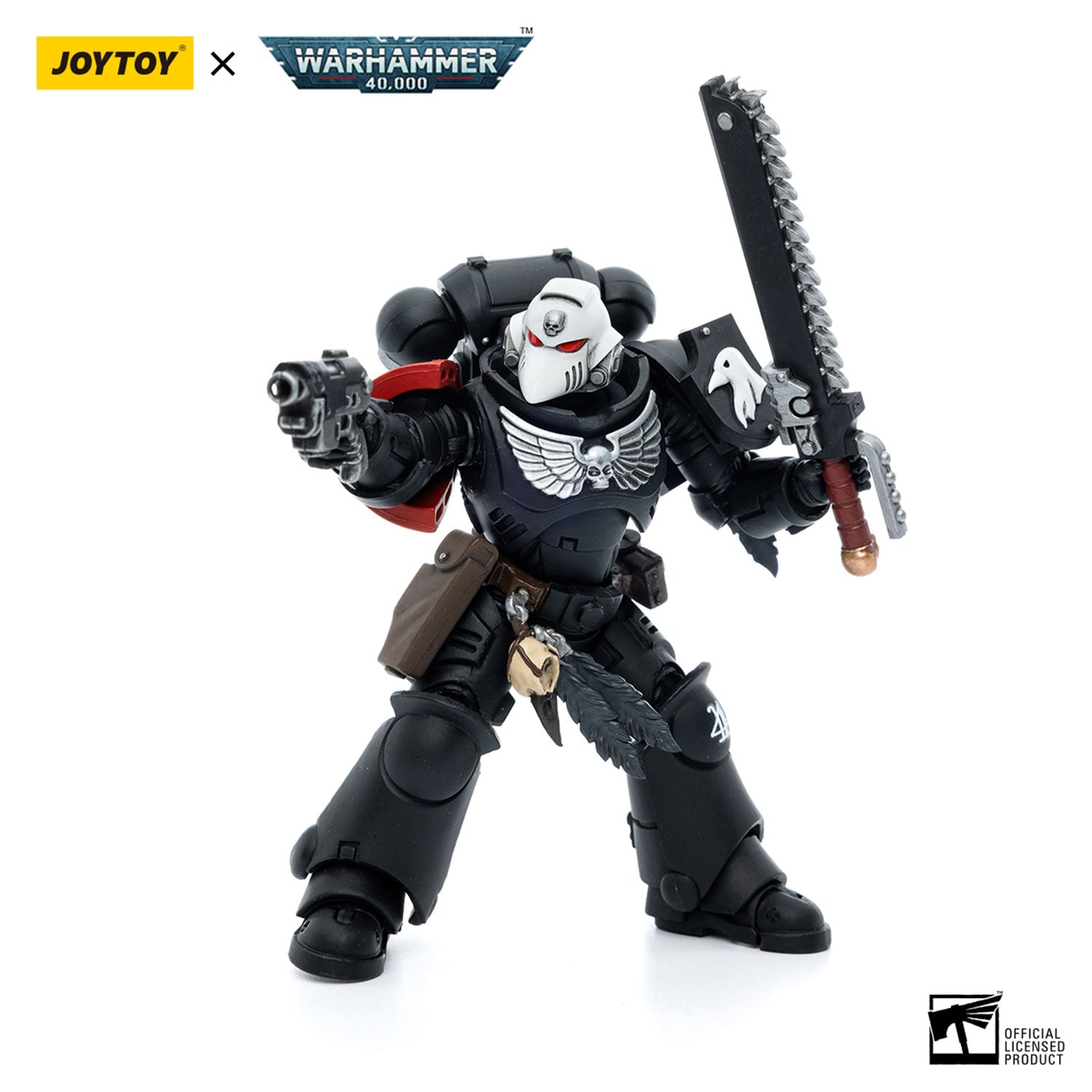 JOYTOY Warhammer 40K Raven Guard Intercessors Sergeant Rychas figure