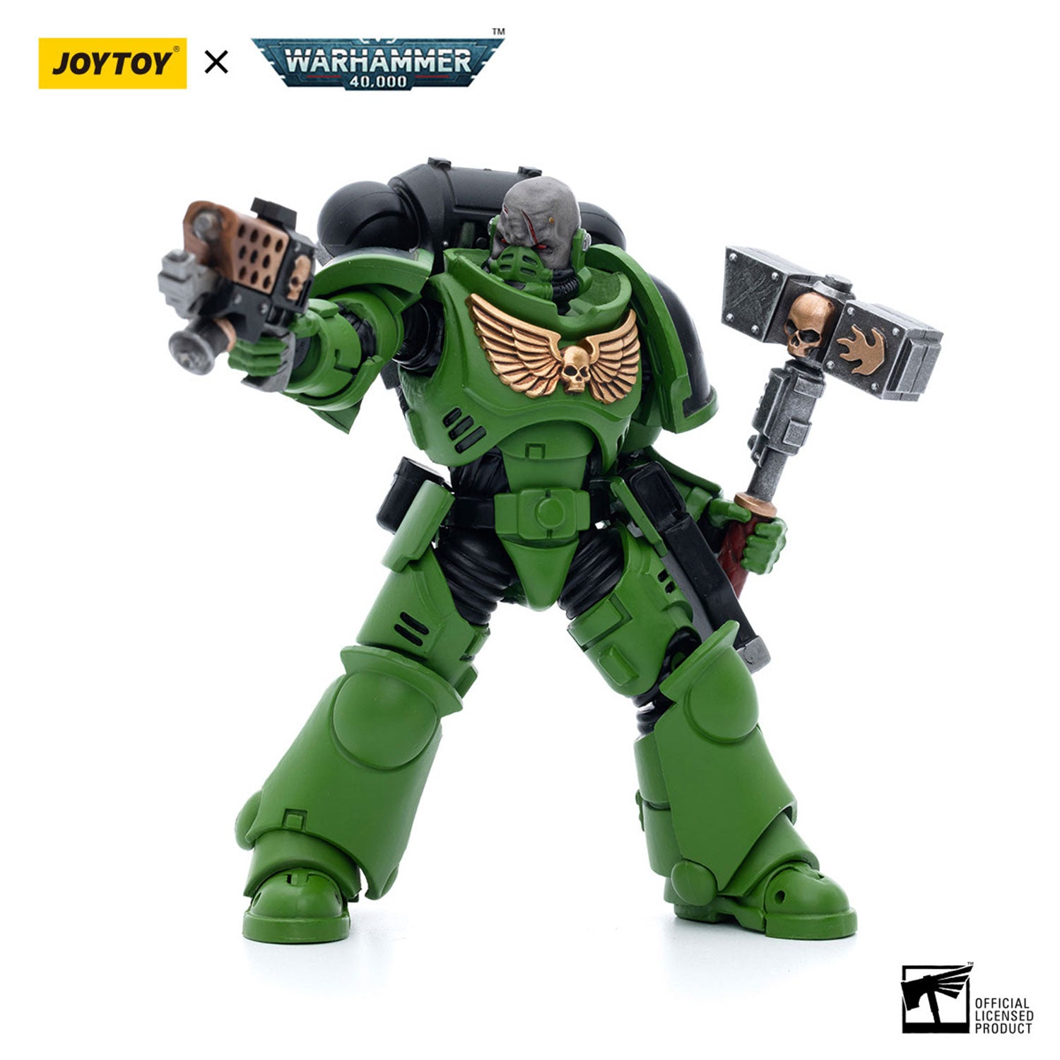 JOYTOY Warhammer 40K Salamanders Assault Intercessors Sergeant Krajax figure