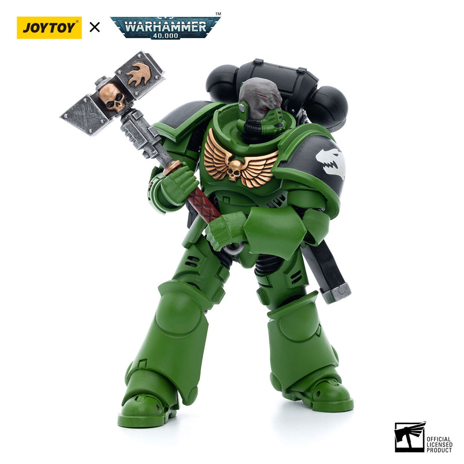 JOYTOY Warhammer 40K Salamanders Assault Intercessors Sergeant Krajax figure