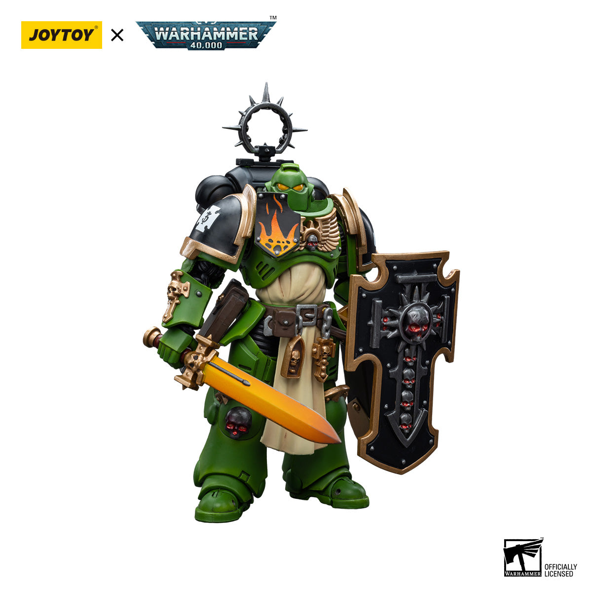 JOYTOY Warhammer 40K Salamanders Bladeguard Veteran figure