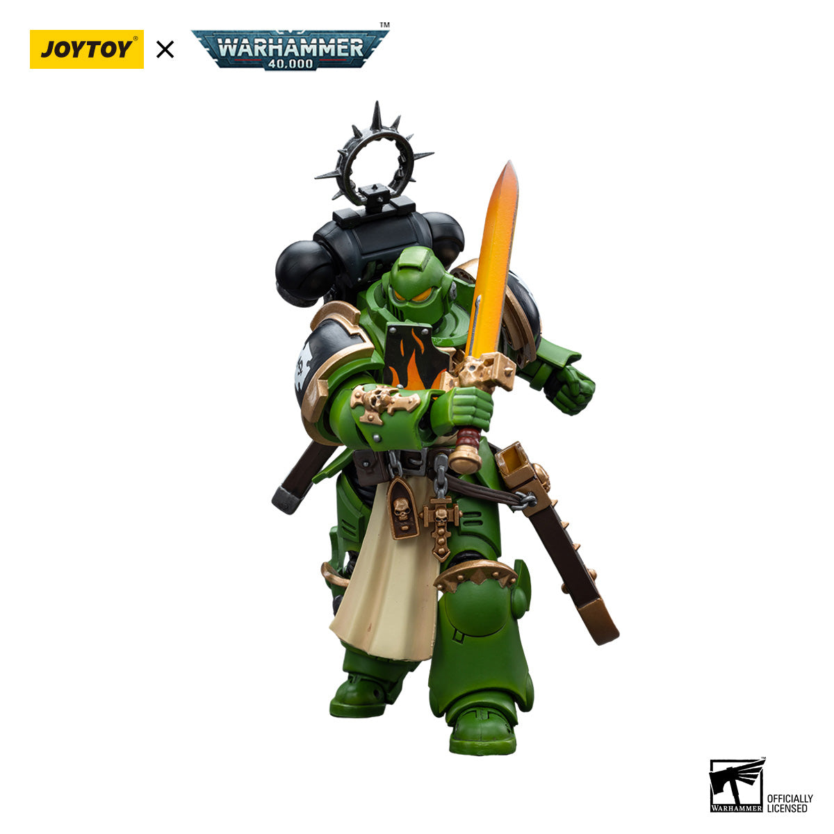 JOYTOY Warhammer 40K Salamanders Bladeguard Veteran figure
