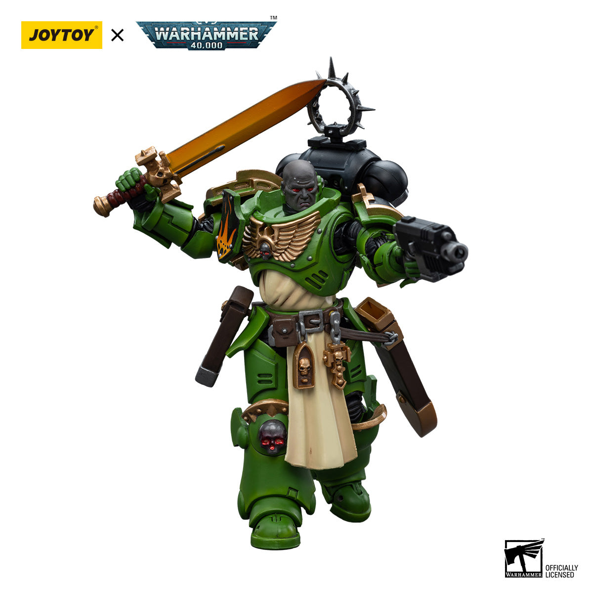 JOYTOY Warhammer 40K Salamanders Bladeguard Veteran figure