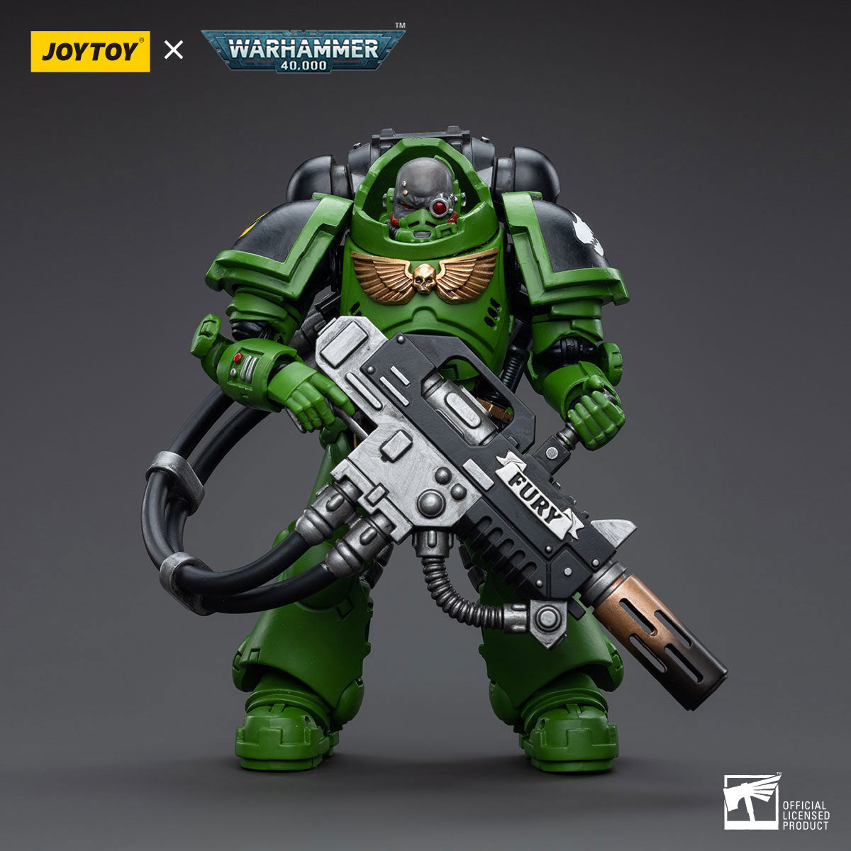 JOYTOY Warhammer 40K Salamanders Eradicators Sergeant Bragar figure