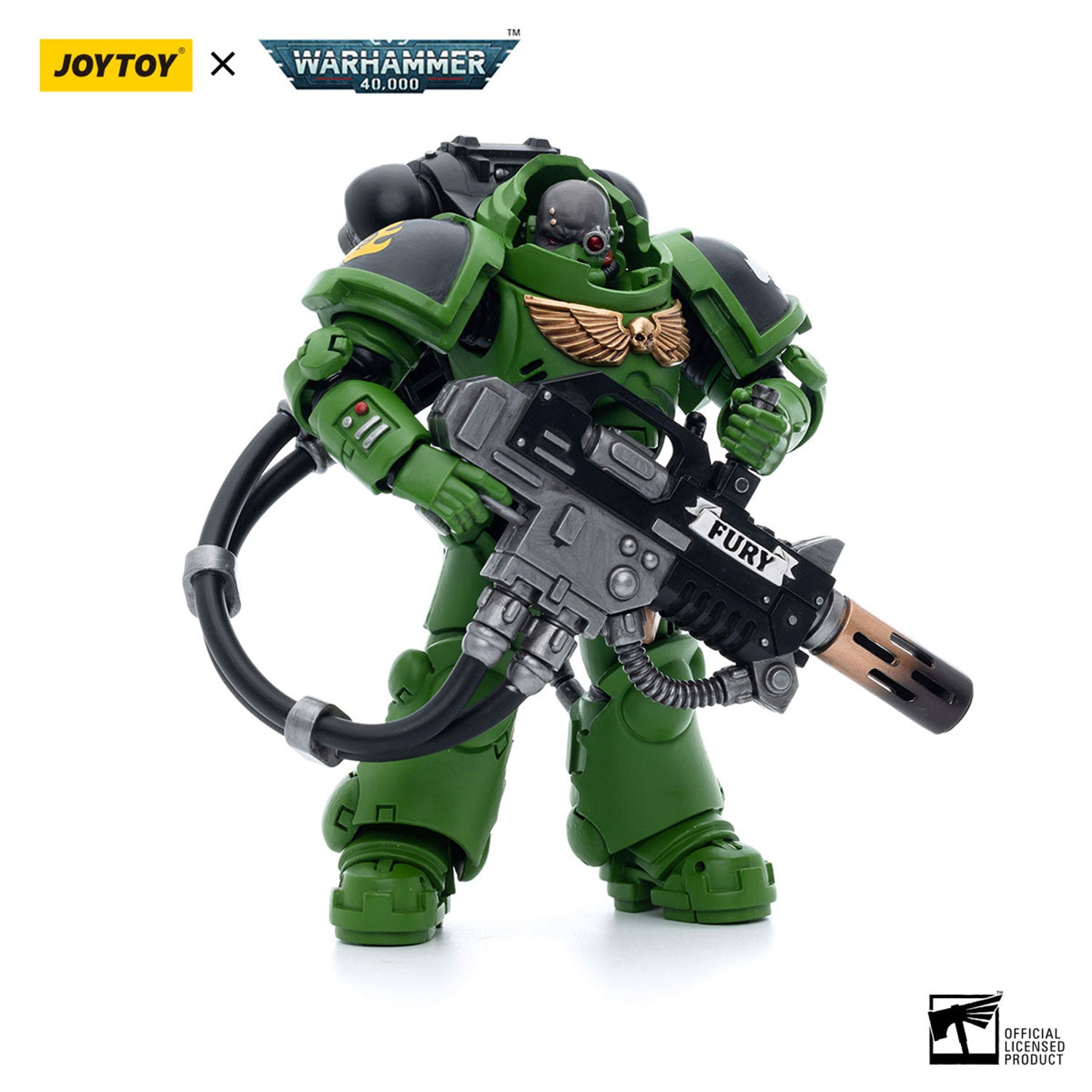 JOYTOY Warhammer 40K Salamanders Eradicators Sergeant Bragar figure