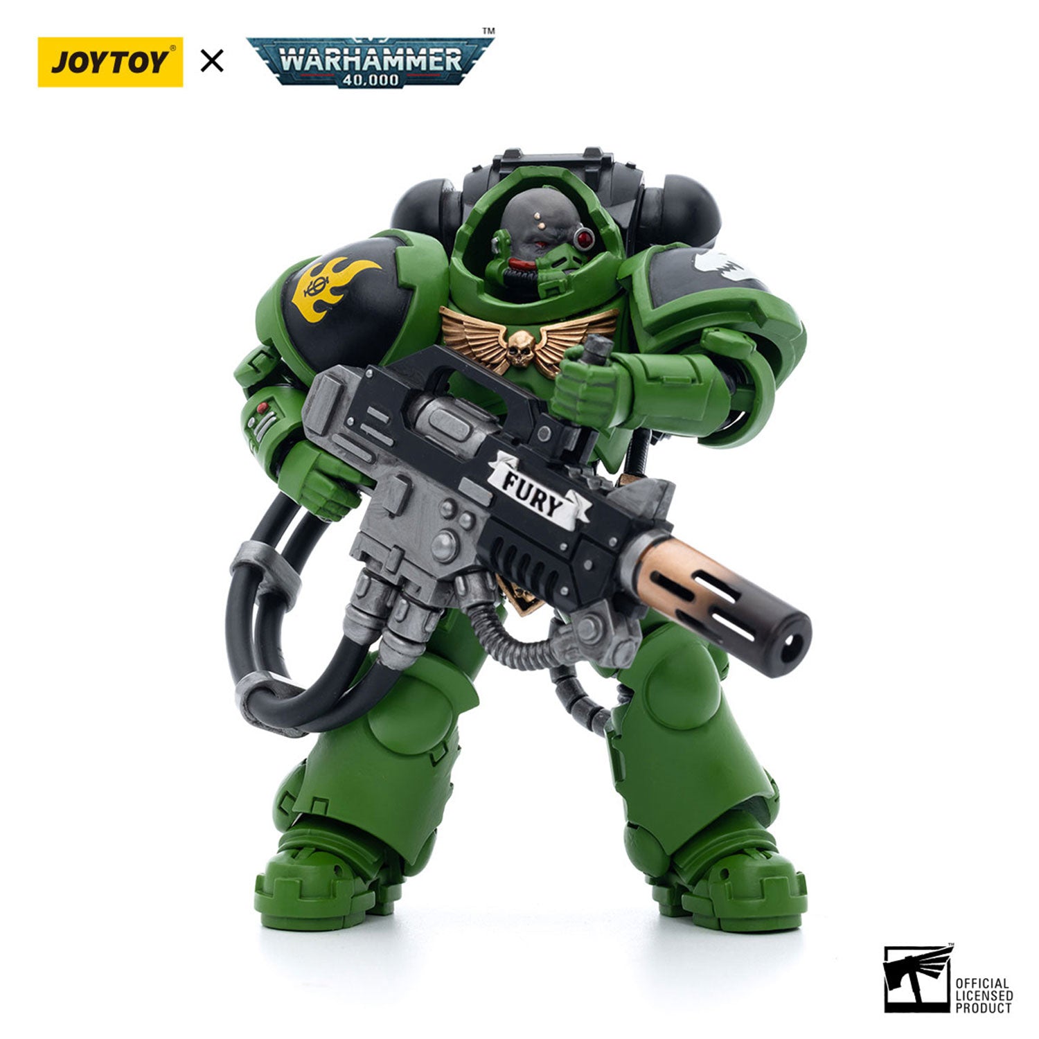 JOYTOY Warhammer 40K Salamanders Eradicators Sergeant Bragar figure