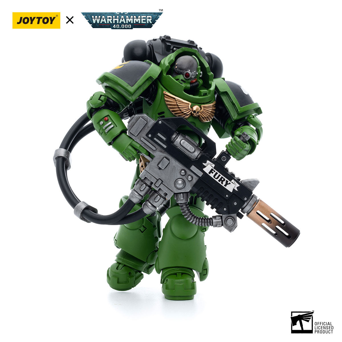 JOYTOY Warhammer 40K Salamanders Eradicators Sergeant Bragar figure