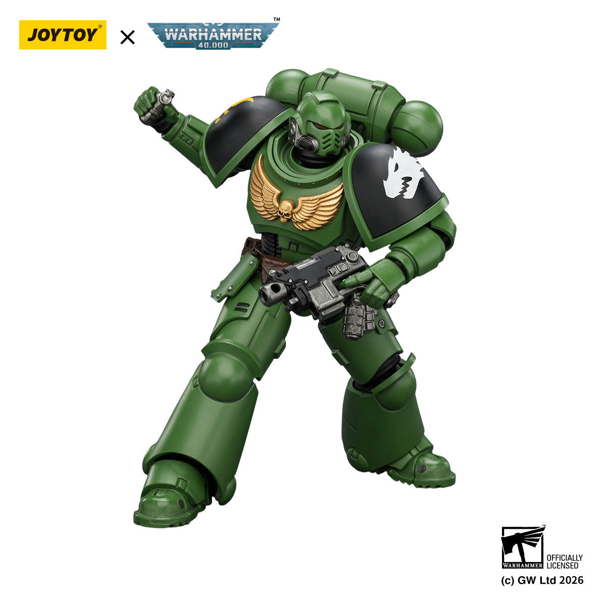 JOYTOY Warhammer 40K Salamanders Intercessor figure
