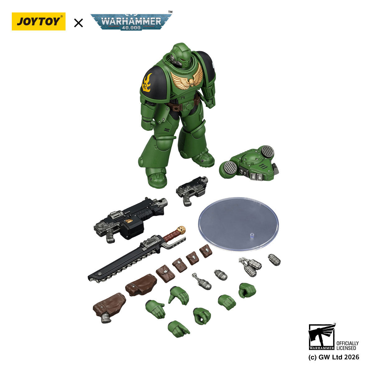 JOYTOY Warhammer 40K Salamanders Intercessor figure