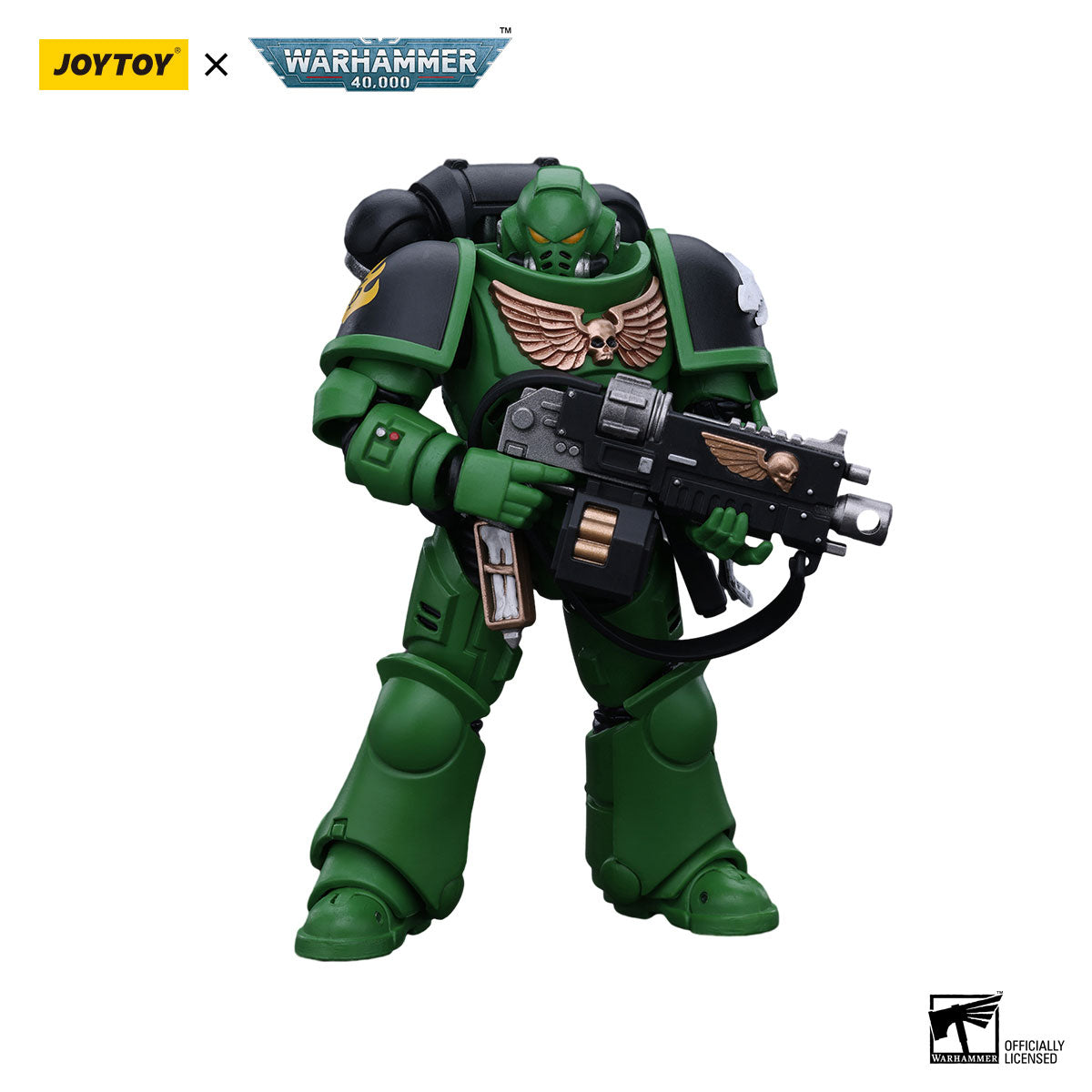JOYTOY Warhammer 40K Salamanders Intercessors Brother Haecule figure