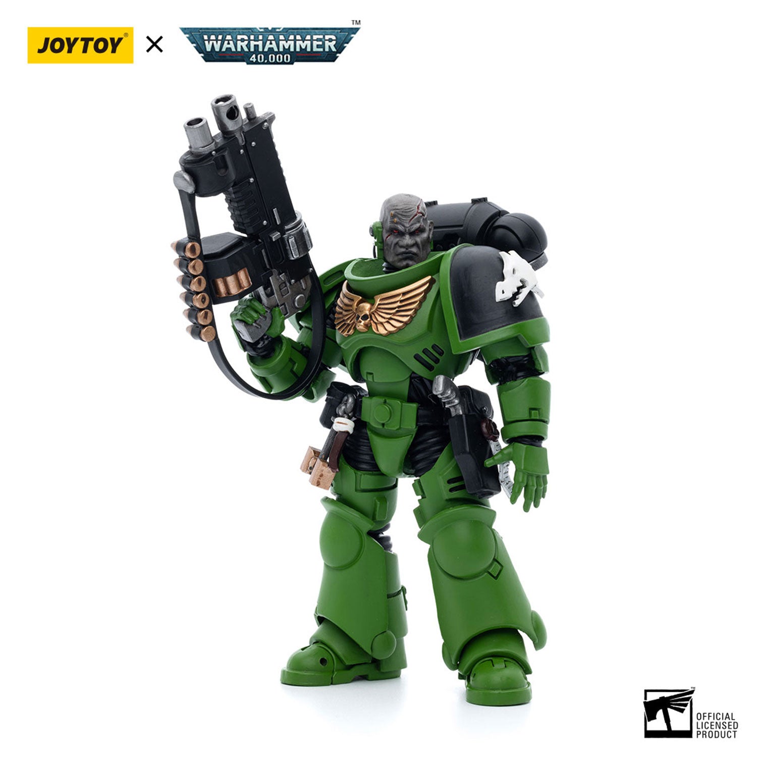 JOYTOY Warhammer 40K Salamanders Intercessors Brother Tol'vak figure