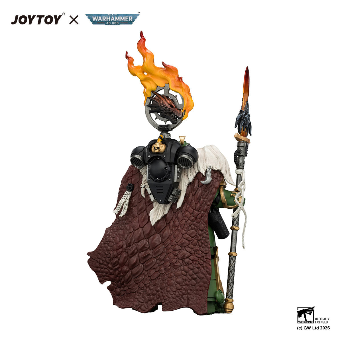 JOYTOY Warhammer 40K Salamanders Vulkan He'stan,the Forgefather figure