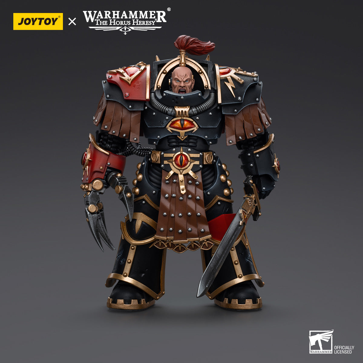 JOYTOY Horus Heresy Sons of Horus Ezekyle Abaddon First Captain of the XVIth Legion figure