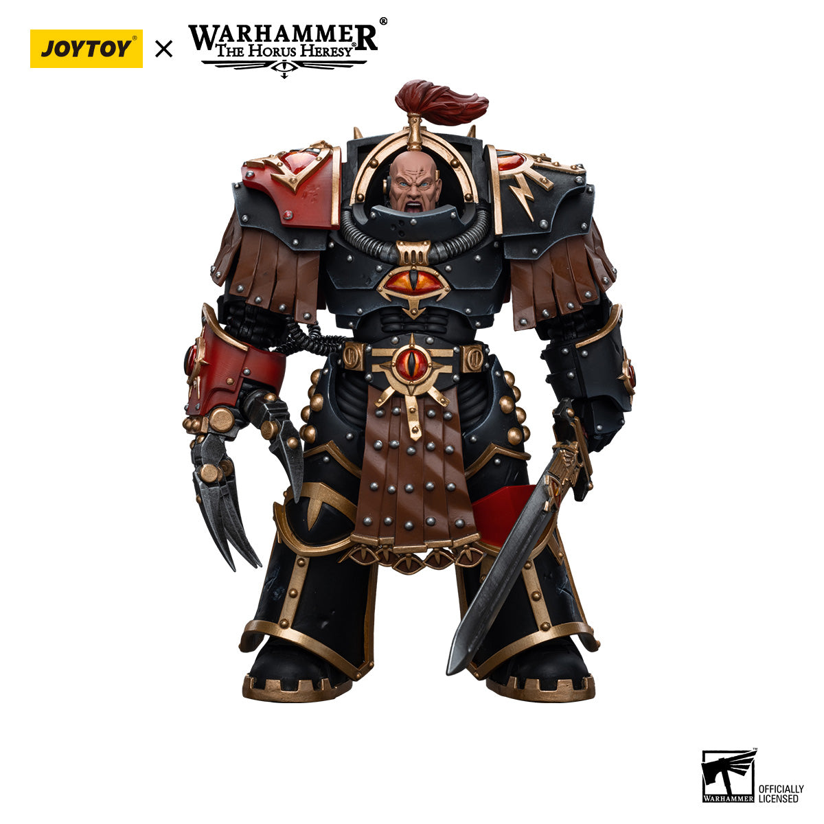 JOYTOY Horus Heresy Sons of Horus Ezekyle Abaddon First Captain of the XVIth Legion figure