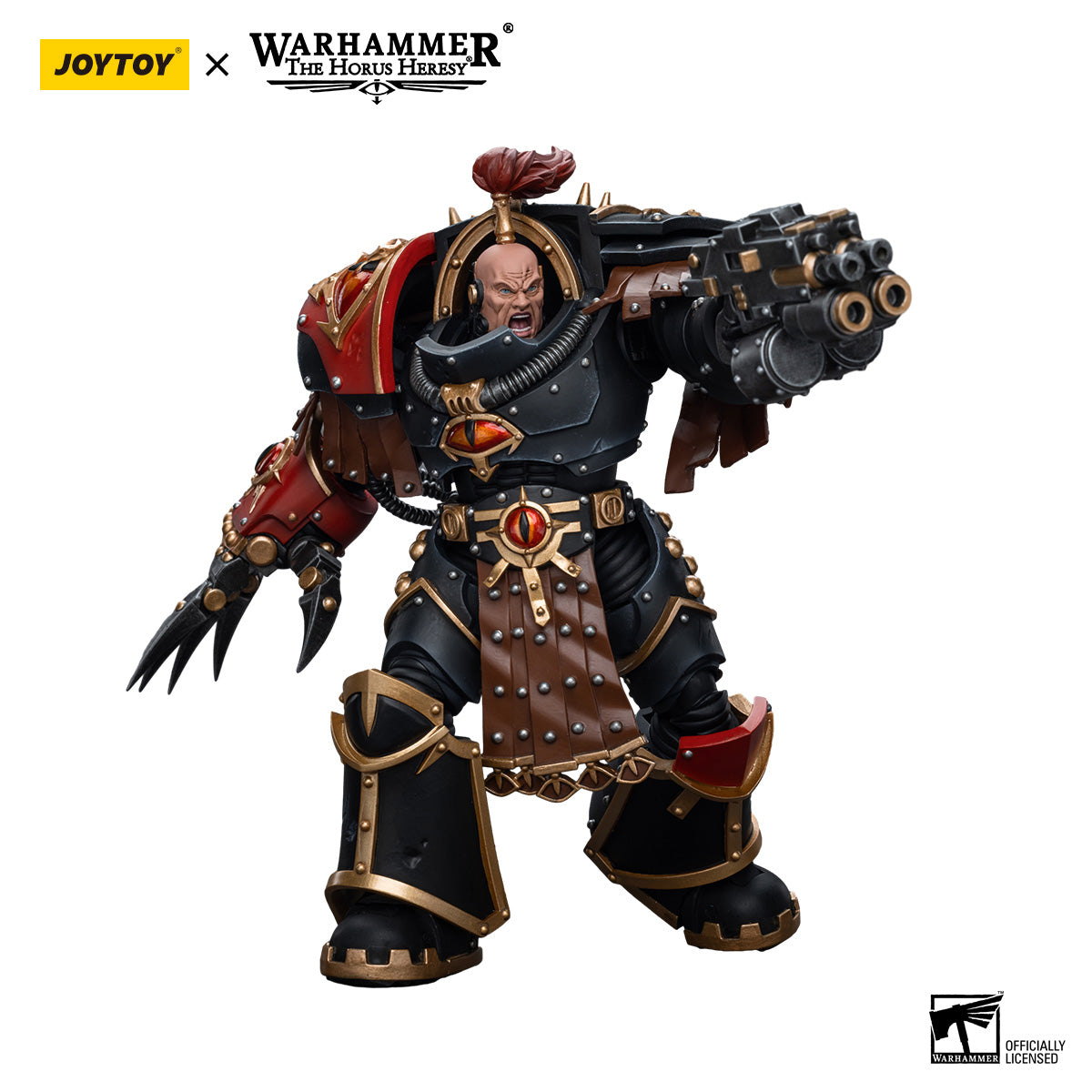 JOYTOY Horus Heresy Sons of Horus Ezekyle Abaddon First Captain of the XVIth Legion figure