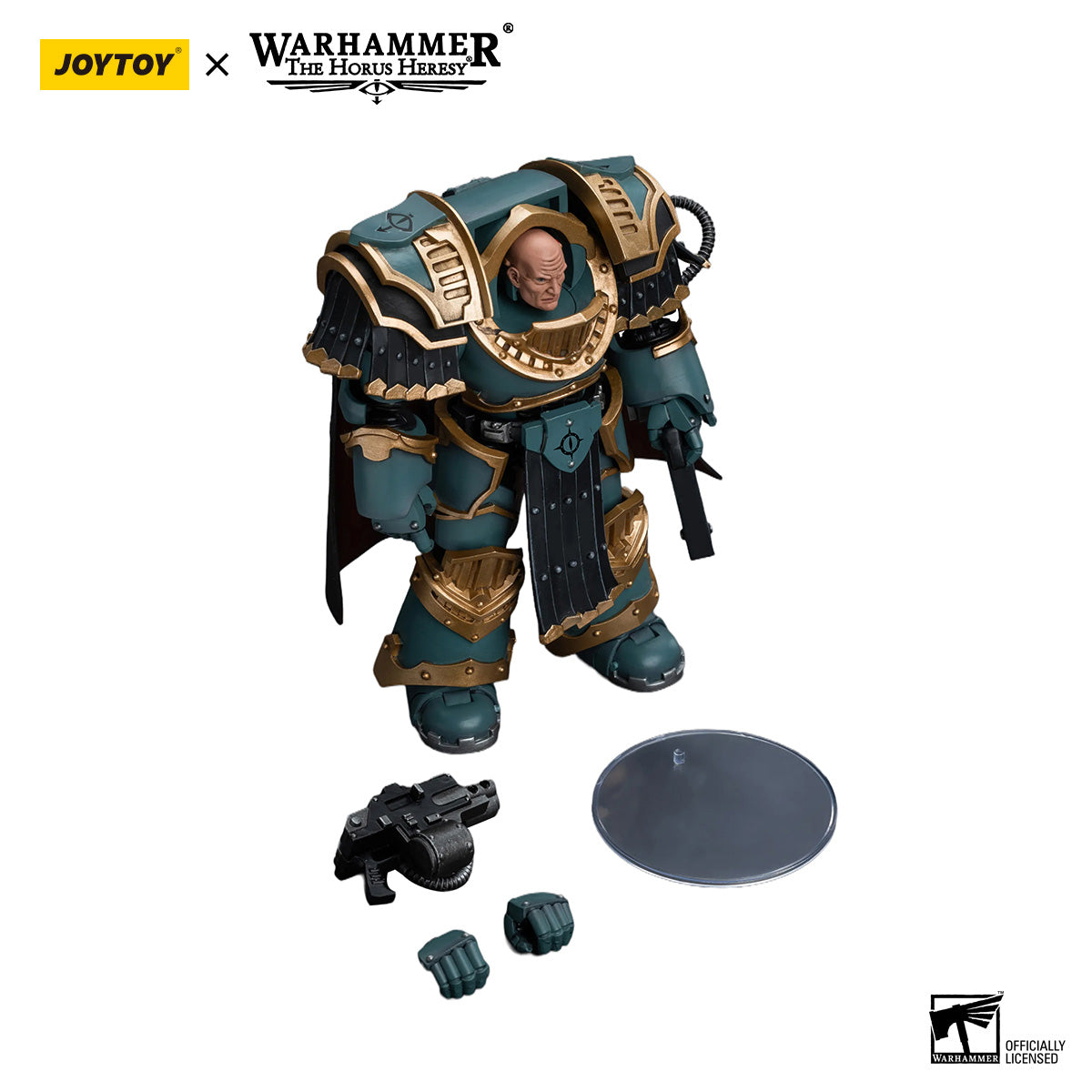 JOYTOY Horus Heresy Sons of Horus Legion Praetor in Cataphractii Terminator Armour figure
