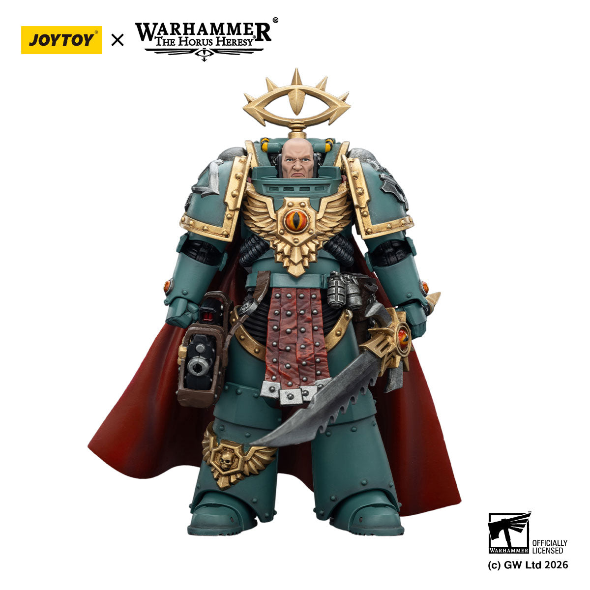 JOYTOY Horus Heresy Sons of Horus Tybalt Marr Captain of the 18th Company figure