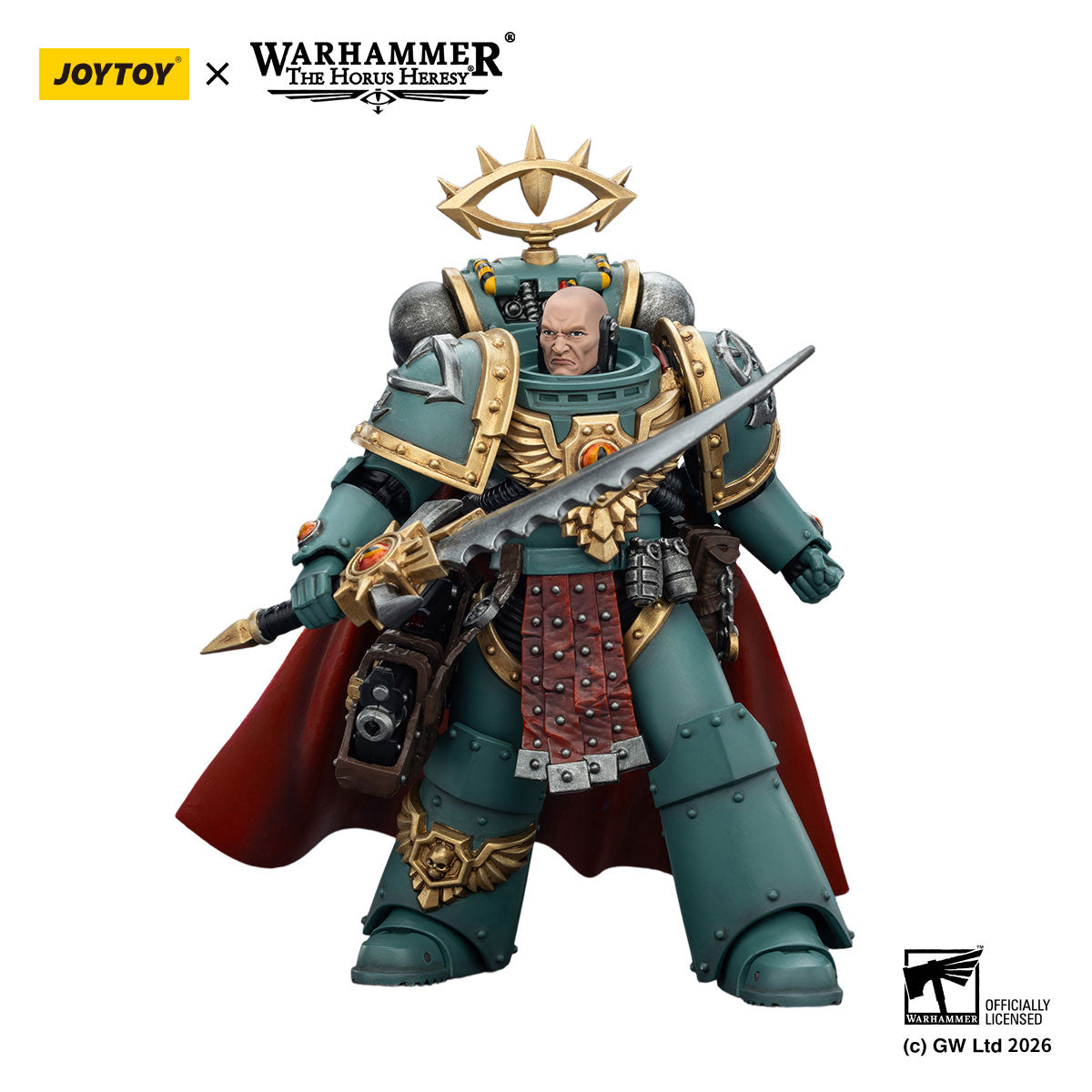 JOYTOY Horus Heresy Sons of Horus Tybalt Marr Captain of the 18th Company figure