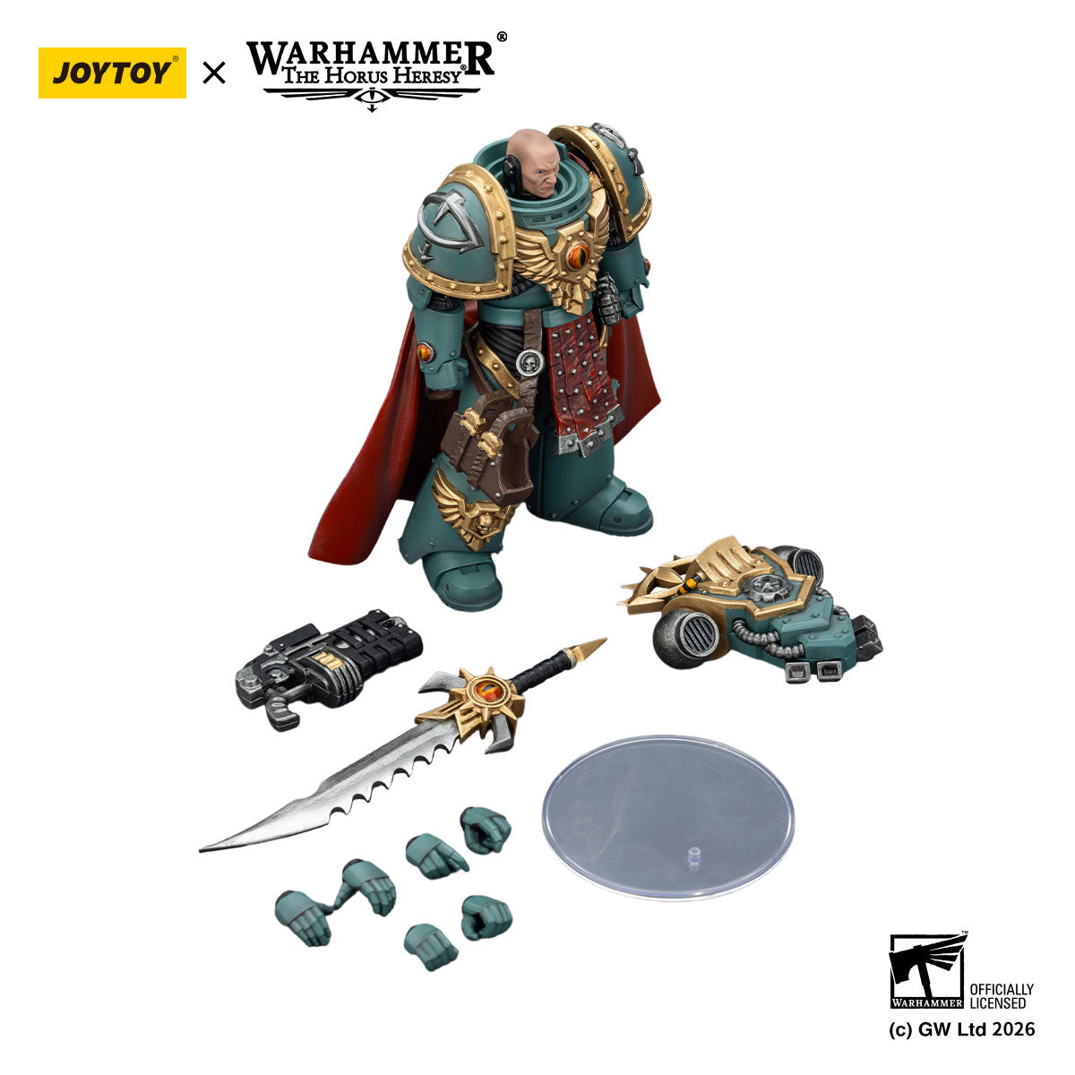 JOYTOY Horus Heresy Sons of Horus Tybalt Marr Captain of the 18th Company figure