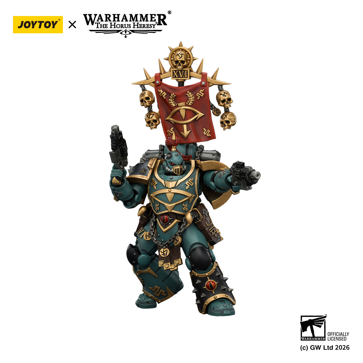 JOYTOY Horus Heresy Sons of Horus Vheren Ashurhaddon Master of the True Sons figure