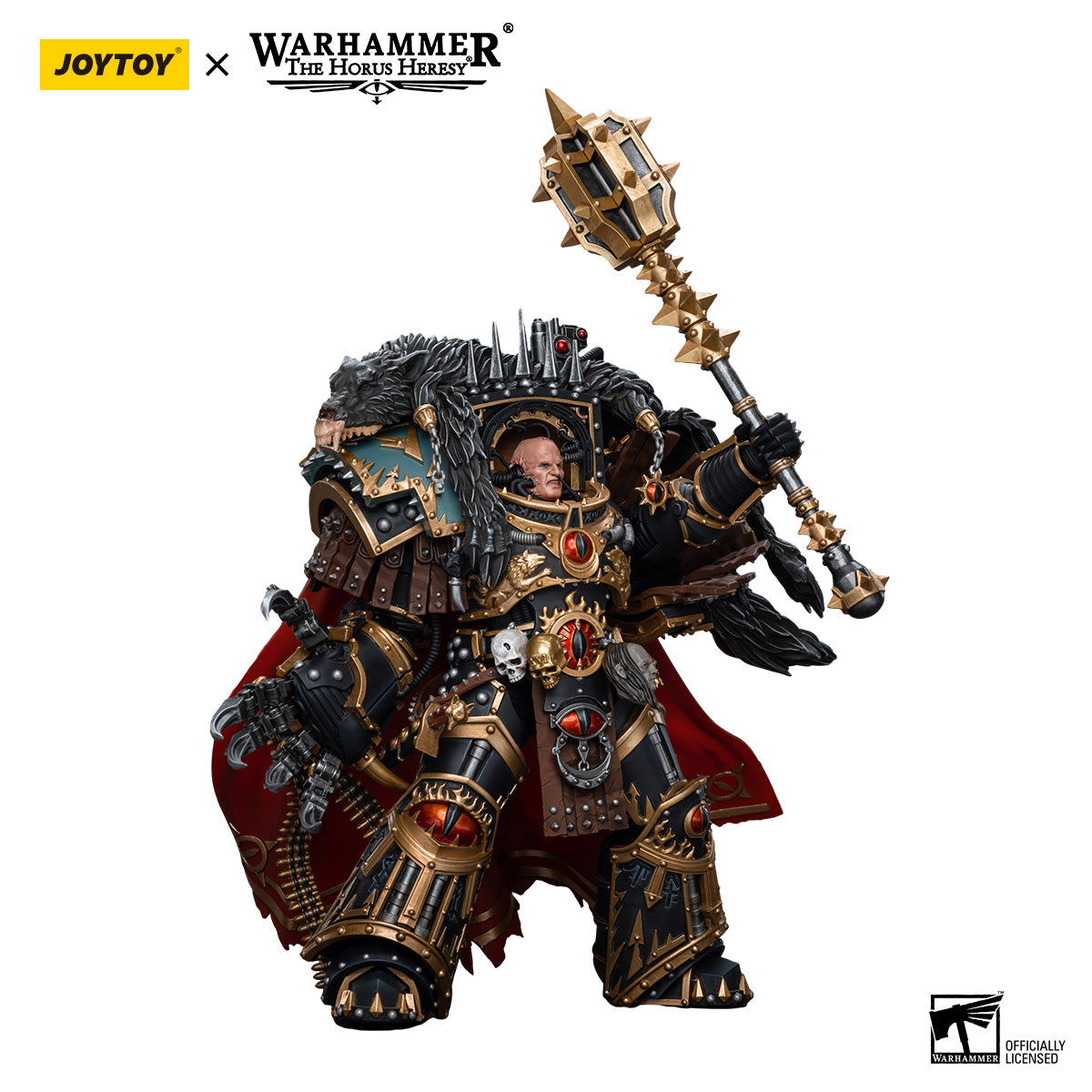 JOYTOY Horus Heresy Sons of Horus Warmaster Horus Primarch of the XVIth Legion figure