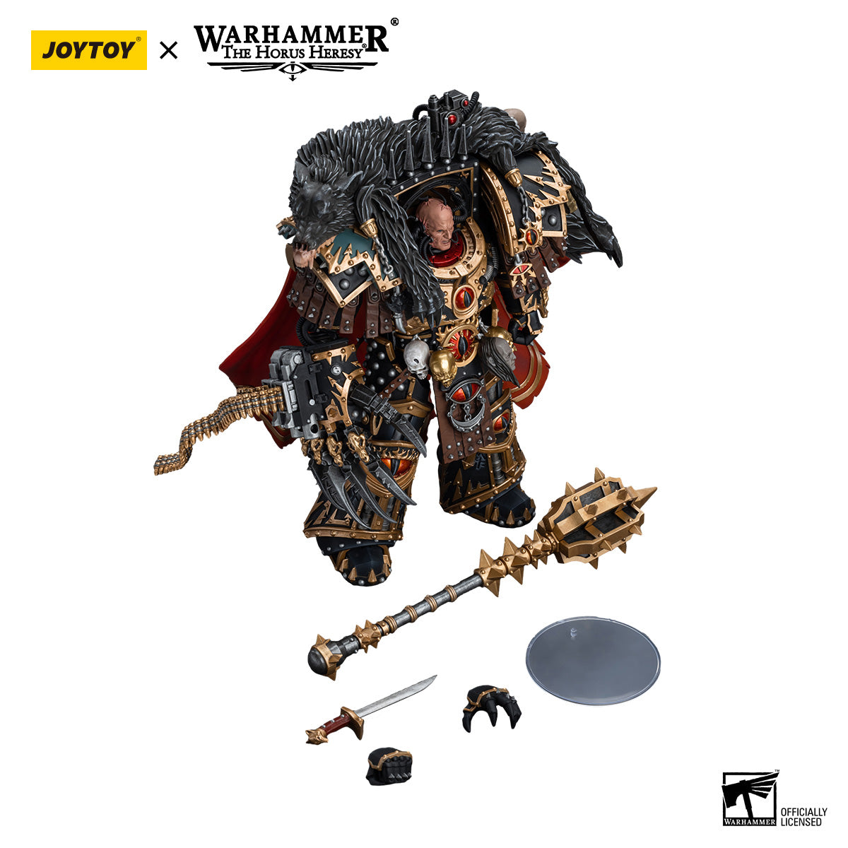 JOYTOY Horus Heresy Sons of Horus Warmaster Horus Primarch of the XVIth Legion figure