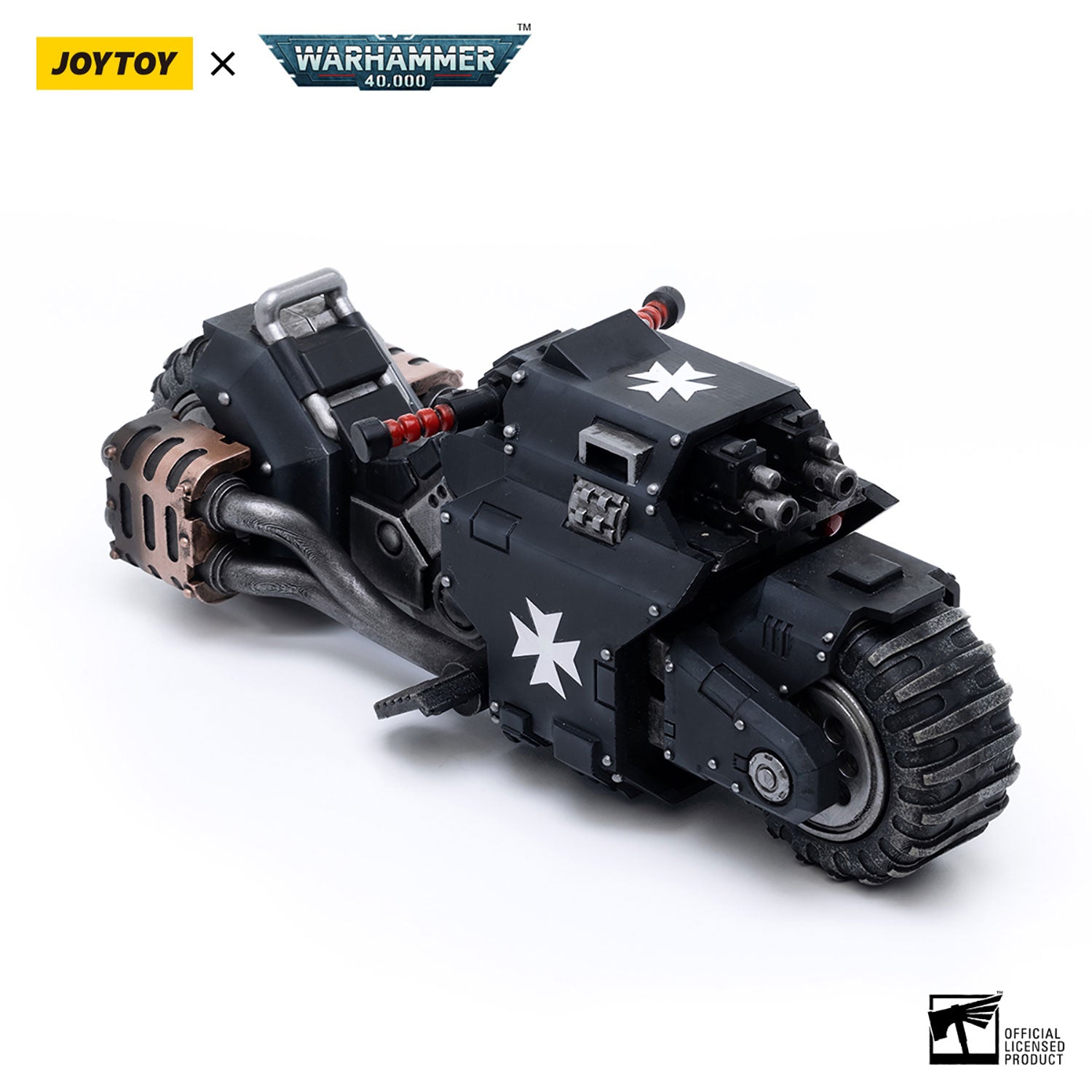 JOYTOY Warhammer 40K Black Templars Space Marines Black Templars Outriders figure
