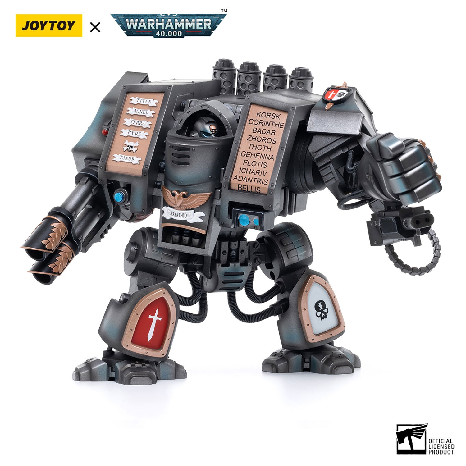 JOYTOY Warhammer 40K Grey Knights Space Marines Grey Knights Venerable Dreadnought figure
