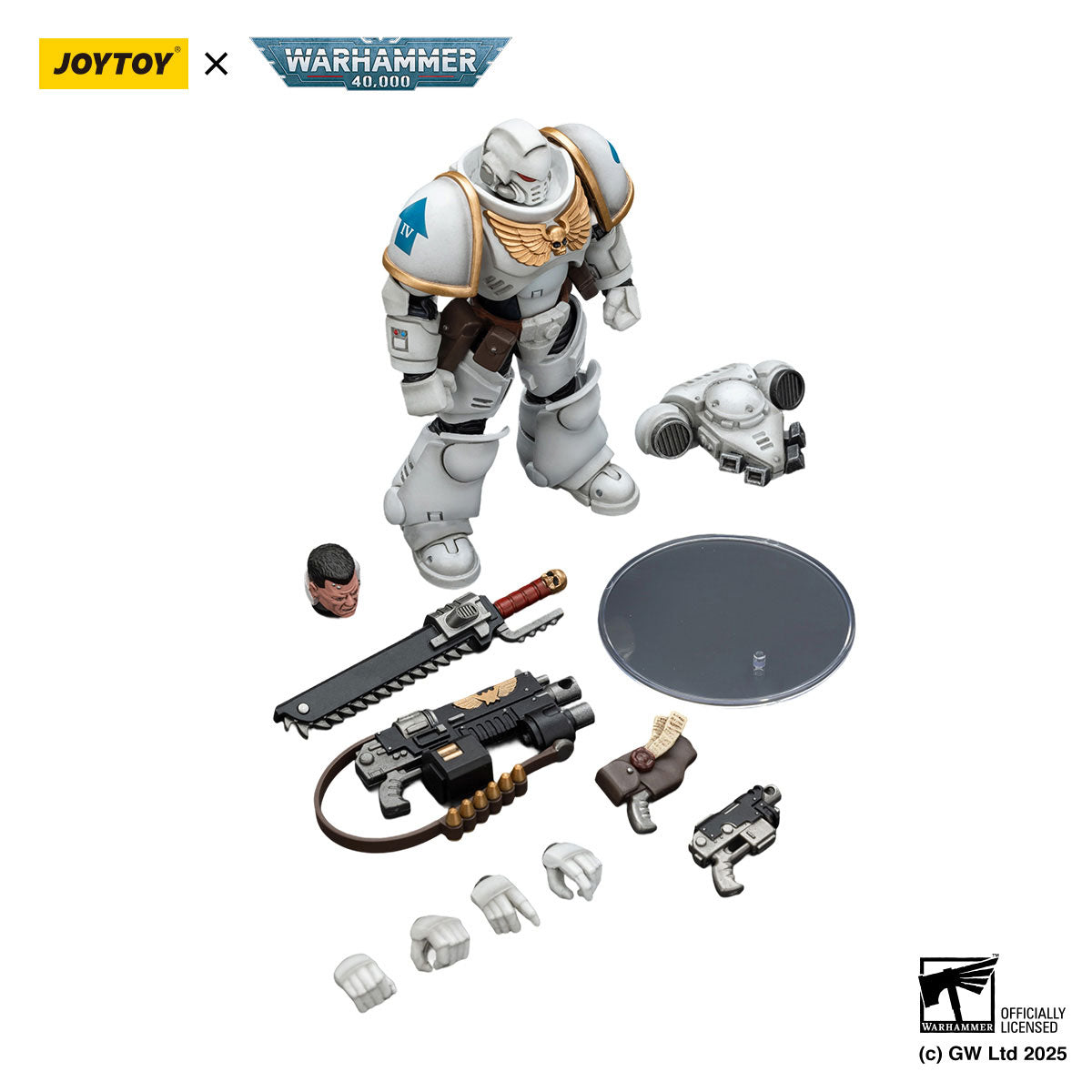 JOYTOY Warhammer 40K White Consuls Space Marines White Consuls Intercessors 1 figure