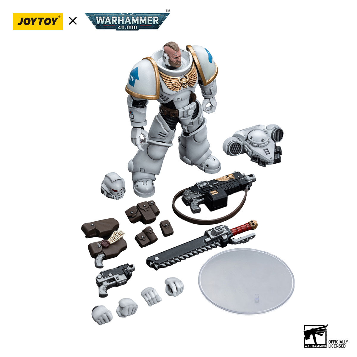 JOYTOY Warhammer 40K White Consuls Space Marines White Consuls Intercessors 2 figure