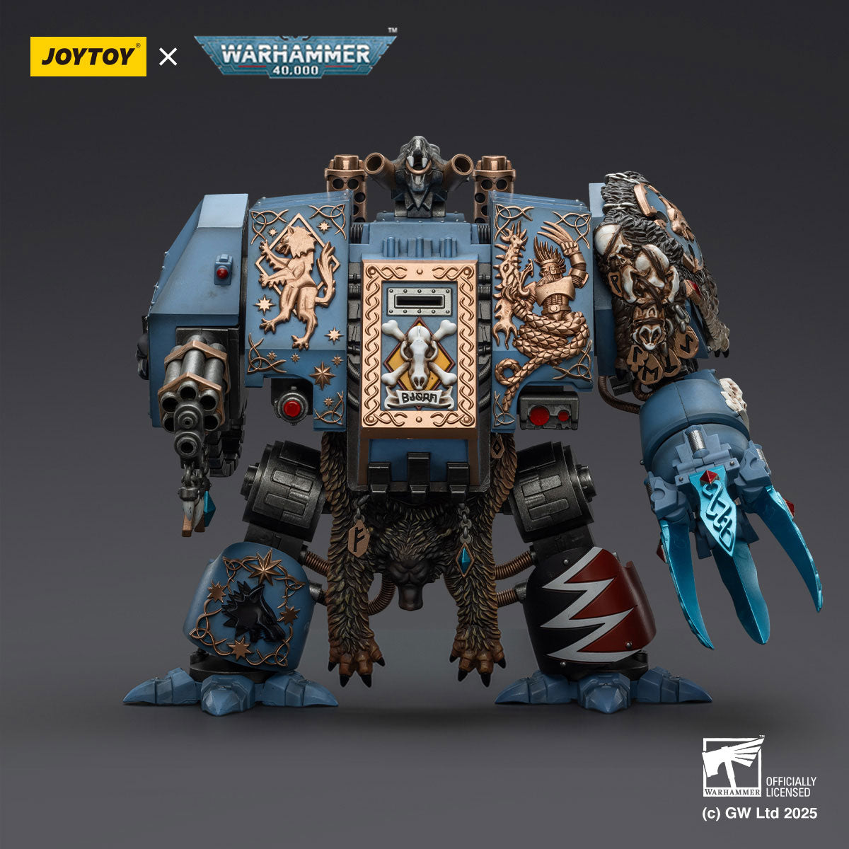 JOYTOY Warhammer 40K Space Wolves Bjorn the Fell-Handed figure