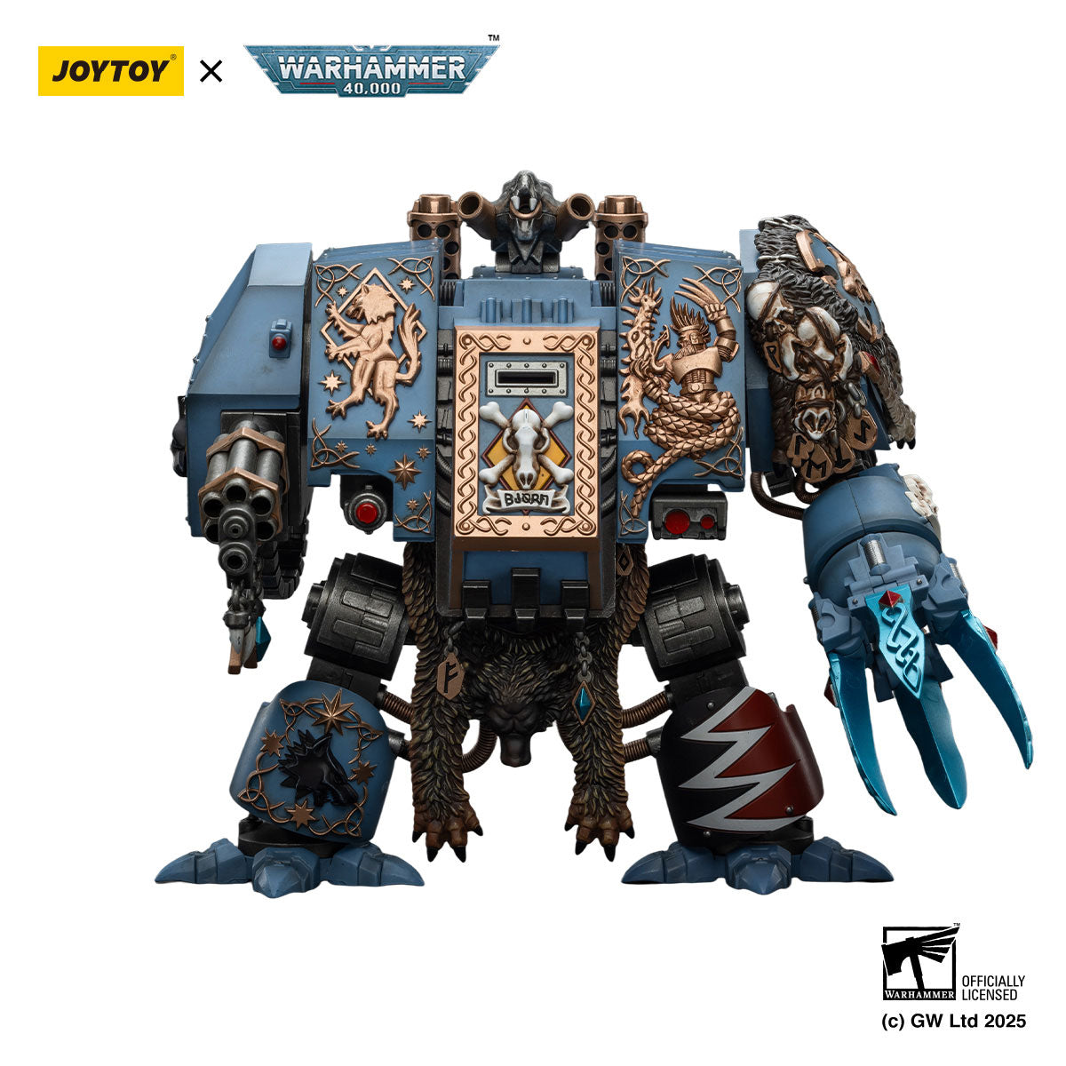 JOYTOY Warhammer 40K Space Wolves Bjorn the Fell-Handed figure
