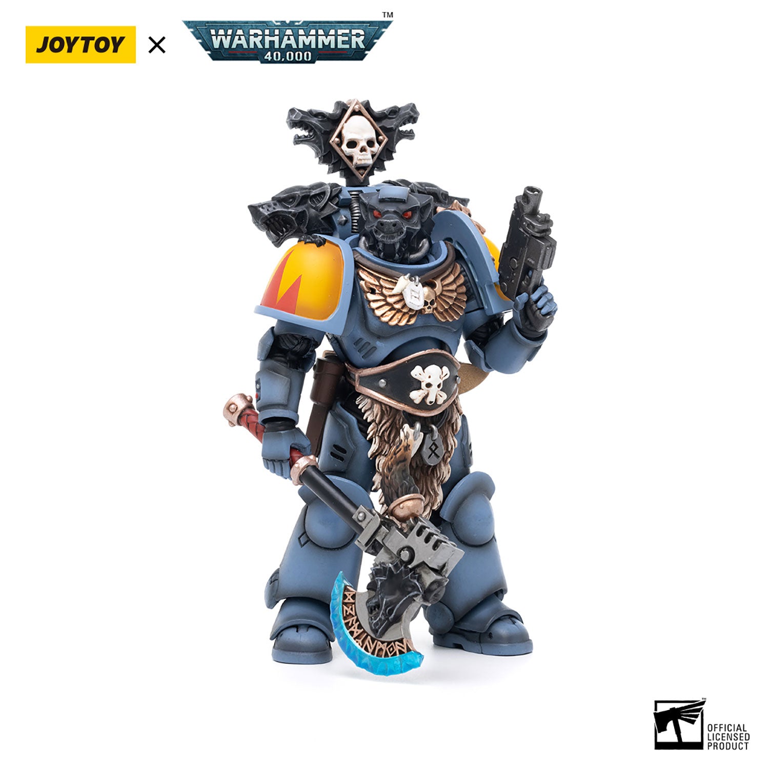 JOYTOY Warhammer 40K Space Wolves Claw Pack Brother Olaf figure