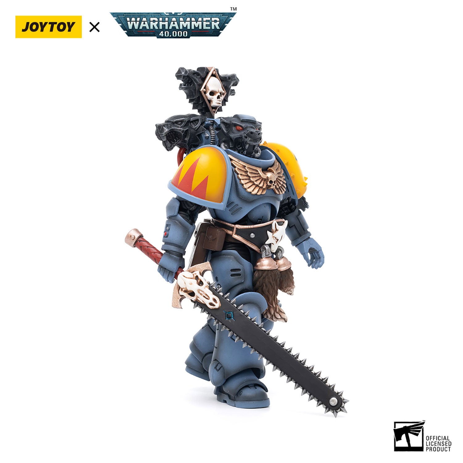 JOYTOY Warhammer 40K Space Wolves Claw Pack Brother Torrvald figure
