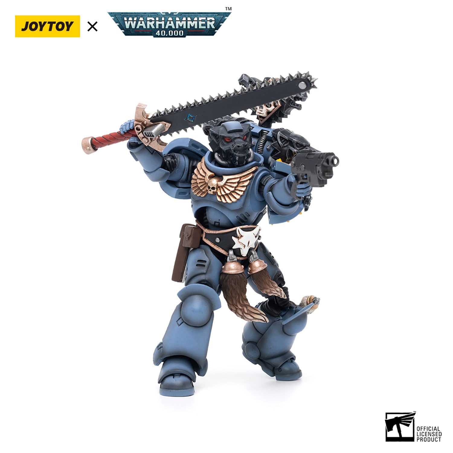 JOYTOY Warhammer 40K Space Wolves Claw Pack Brother Torrvald figure
