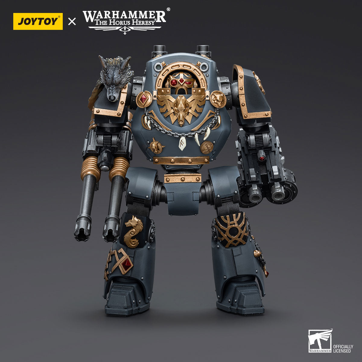 JOYTOY Horus Heresy Space Wolves Contemptor Dreadnought figure
