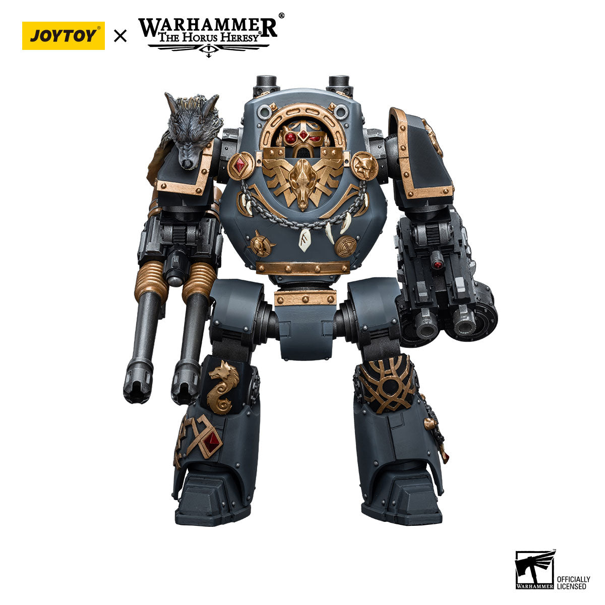 JOYTOY Horus Heresy Space Wolves Contemptor Dreadnought figure