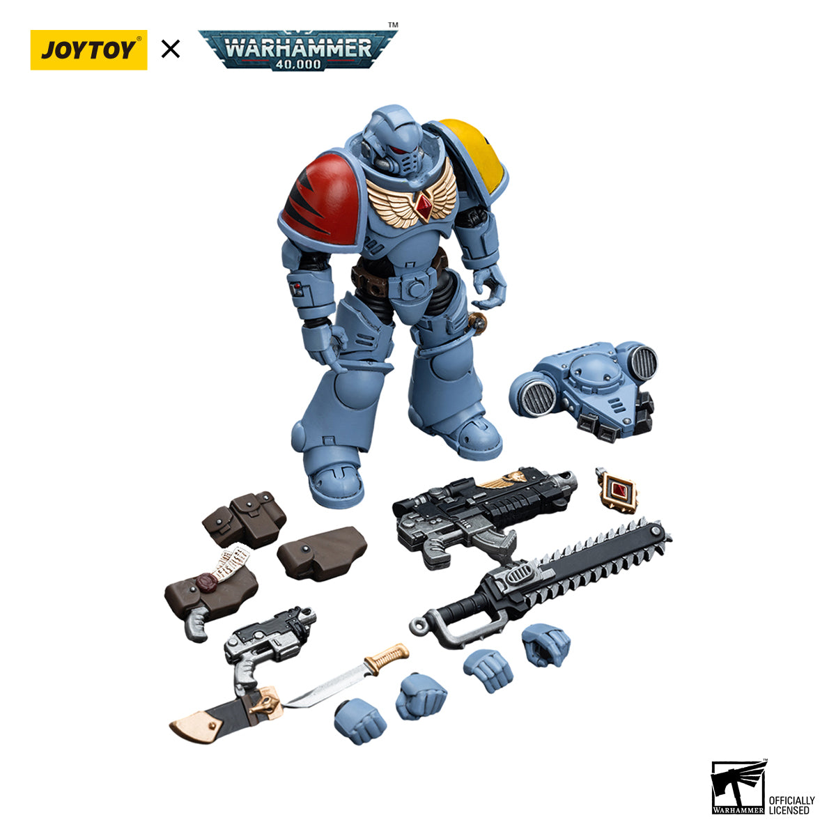 JOYTOY Warhammer 40K Space Wolves Intercessors figure