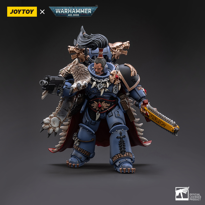 JOYTOY Warhammer 40K Space Wolves Ragnar Blackmane figure