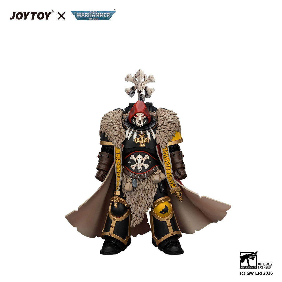 JOYTOY Warhammer 40K Space Wolves Wolf Priest figure