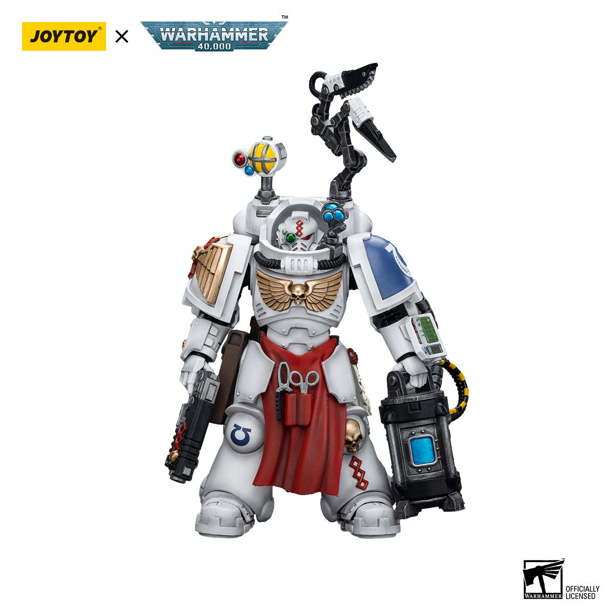 JOYTOY Warhammer 40K Ultramarines Apothecary Biologis figure