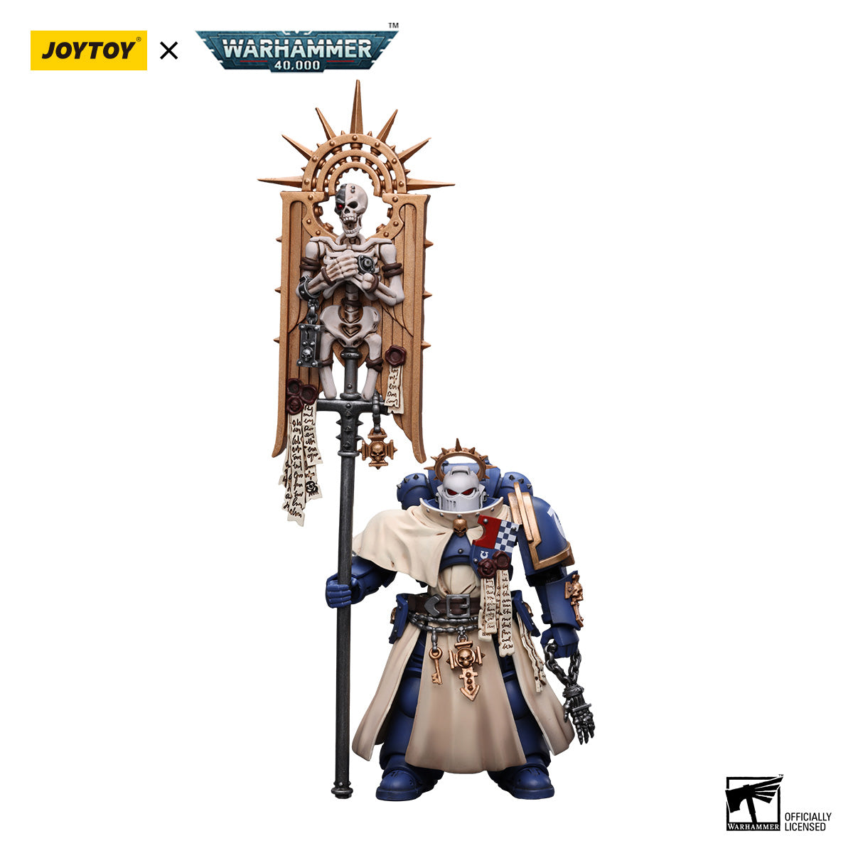 JOYTOY Warhammer 40K Ultramarines Bladeguard Ancient figure